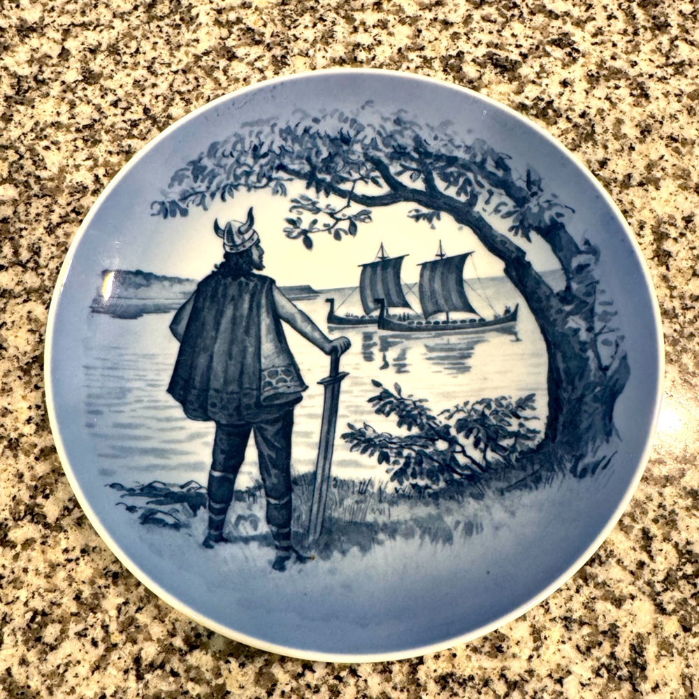 Vintage 1973 Royal Copenhagen Collector’s Plate – DAK Roskilde, Denmark